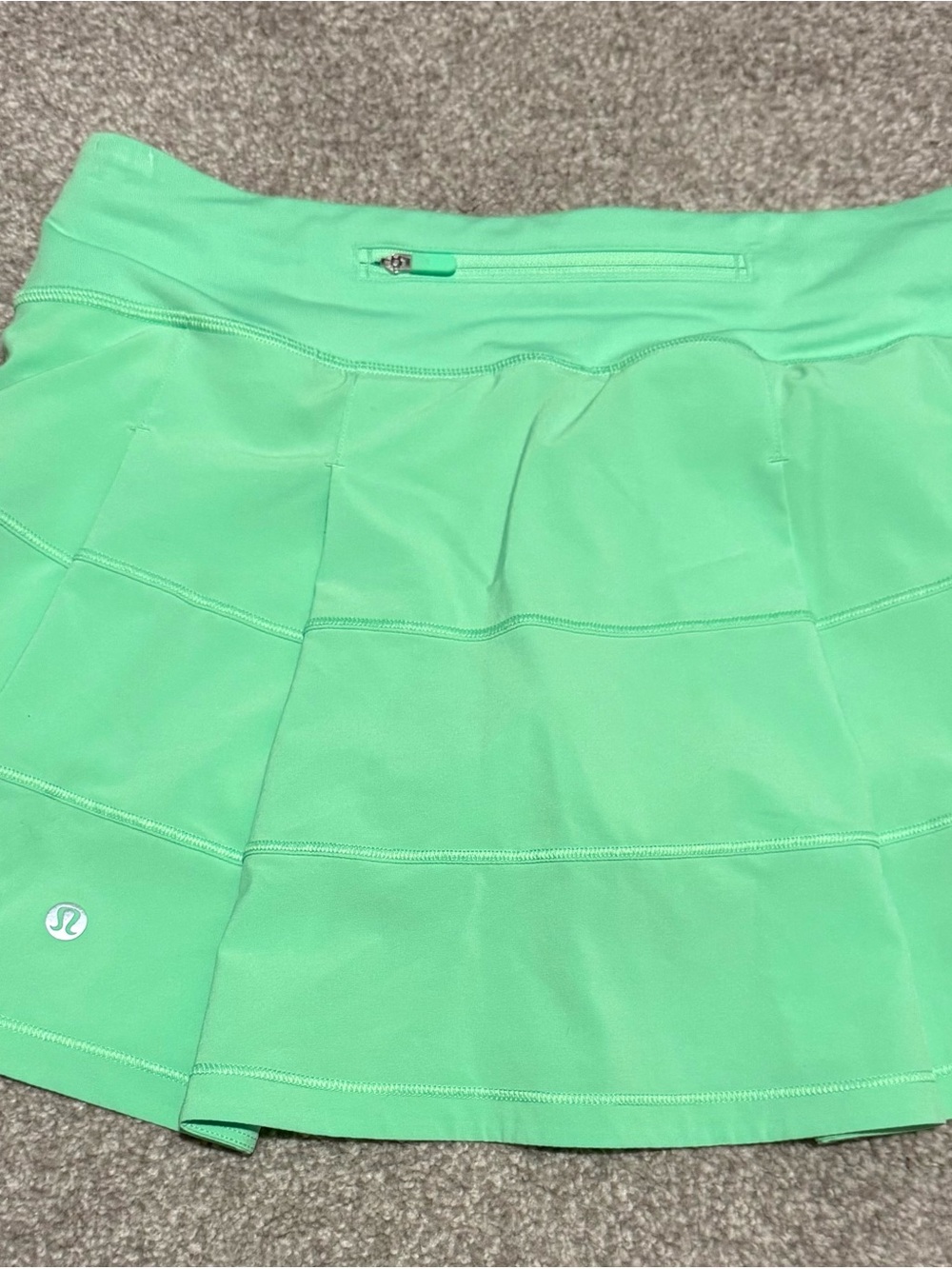 lululemon athletica lime/neon Green Tennis Skirt